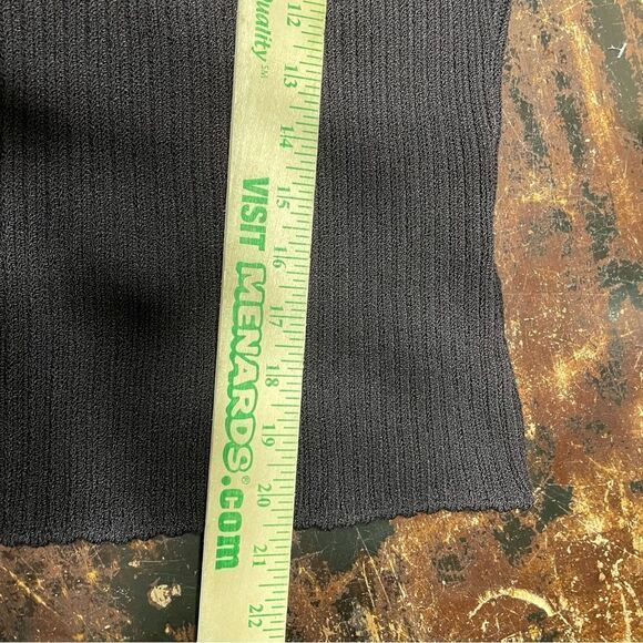 St John Collection 3Pc Knit Tank Pant Skirt Suit Chocolate Brown sz S 6 8 - Picture 6 of 13